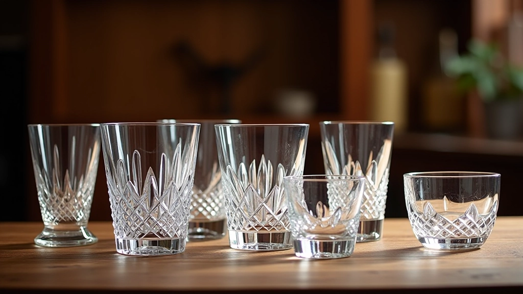 Beautiful Karlovy Vary crystal glassware collection showing traditional craftsmanship heritage